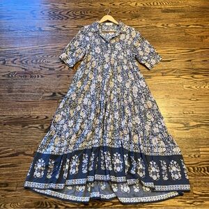 NATURAL LIFE Blue Floral Maxi Dress💕🫶